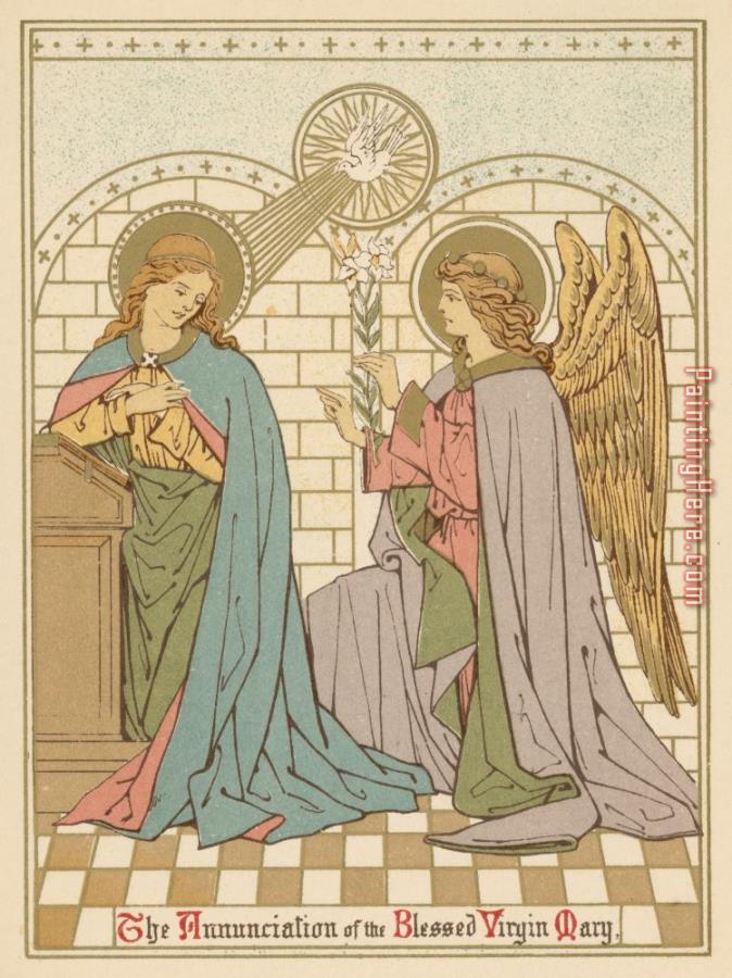 English School The Annunciation Of The Blessed Virgin Mary